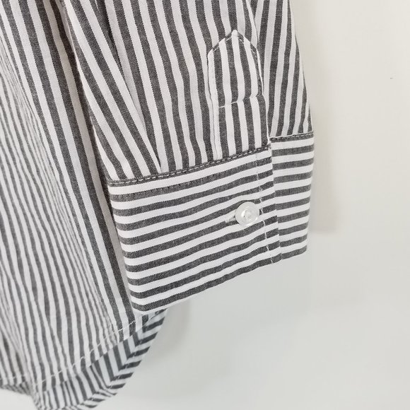 RAILS Taylor Florence Stripe Studded Pearls Shirt Sz Small - Picture 6 of 15